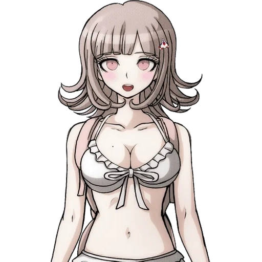 chiaki sprite, tangan rompa chiki, chiaki nanami sprite, chiaki nami-badeanzug, chiaki nanami danganronpa