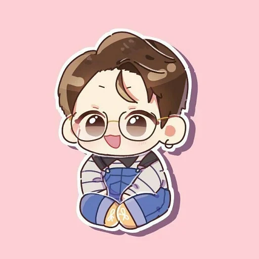 jk chibi, chibi bts, chibi art, bts chibi gold, chibi got7 jackson