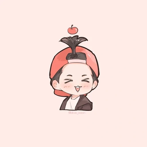 chibi, jimin bts, anime bts, bts chibi, bts fanart