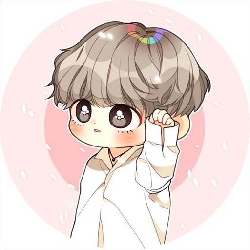 chibi, picture, chibi bts, chibi taehen, chibi bts taehen