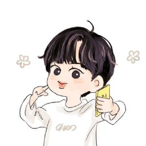 bts chibi, bts fanart, jungkook drawing, chibi bts chonguk, drawings bts chibi chonguk