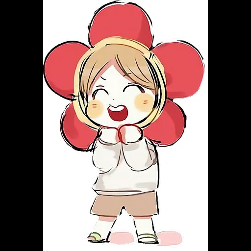 chibi, anime, telinga chibi, bts fanart, hoseok chibi