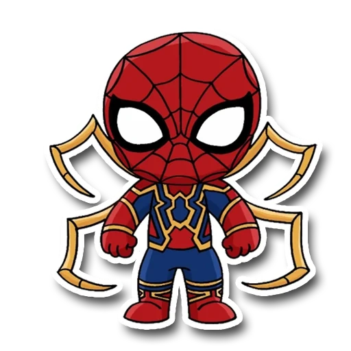 игрушка, человек-паук, человек паук чиби, маленький человек паук, чиби марвел человек паук война бесконечности