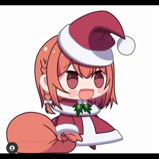 персонажи чиби, аниме персонажи, габриэль padoru, padoru padoru умару, аниме чиби шляпе санта