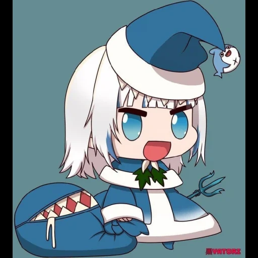 милые аниме, милашки аниме, аниме персонажи, милые аниме арты, amelia watson padoru