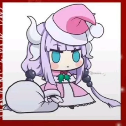 аниме, kanna chan, kanna kamui, padoru padoru, padoru кобаяши