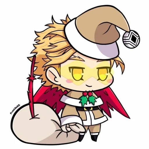 чиби, жожо padoru, персонажи аниме, санта аниме чиби, рисунки аниме чиби