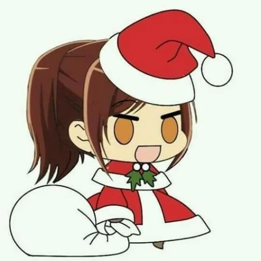 аниме, padoru dmc, padoru эмбер, аниме персонажи, снегурочка аниме чиби