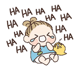 chewing, funny, character, cute stickers