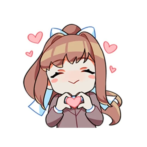 doki doki, monica, monica doki doki, muelle monica pier chibi, mónica dorje dorje literature club