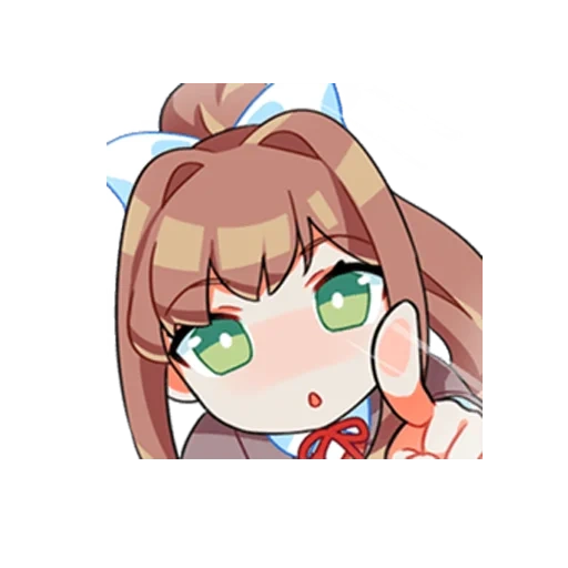 monica, monica dodge, monica doki doki, muelle de monica, muelle monica pier chibi