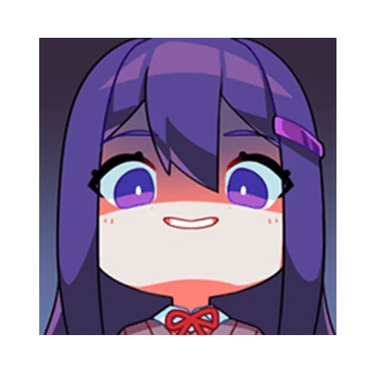 yuri ddlc, yuri delk, doki doki, yuri doji doki, yuri de kelke chibi