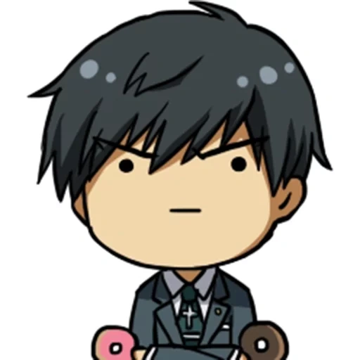 figura, ken kaneki, personagem de anime, otaro amon chibi, expresso tokyo goule