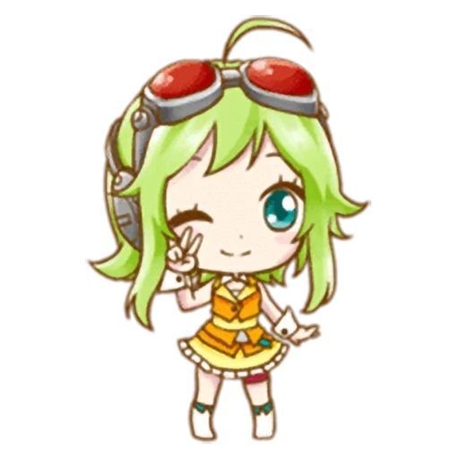 gumi, gumi, there are a lot of hum, gumi vocaloid, vocaloid gumi chibi