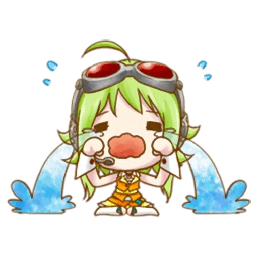 gumi, anime cute, anime selection, anime characters, vocaloid gumi chibi