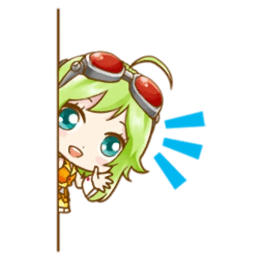 gumi, gumi, gumi vocaloid, a selection of anime, gumi vocalooid sprite
