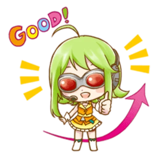 gumi, there are a lot of hum, gumi vocaloid, gumi vocaloids, vocaloid gumi chibi