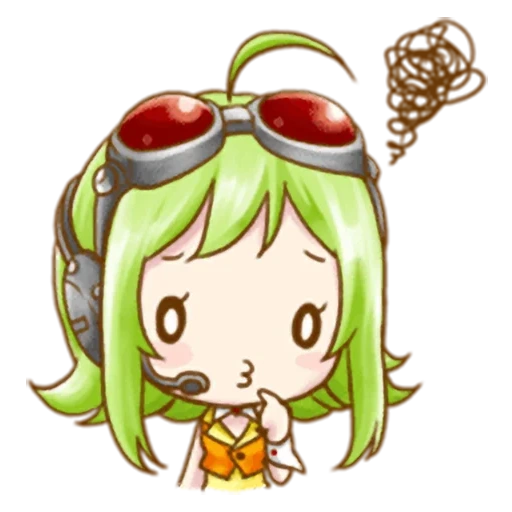 gumi, gumi, there are a lot of hum, anime selection, gumi vocalooid sprite