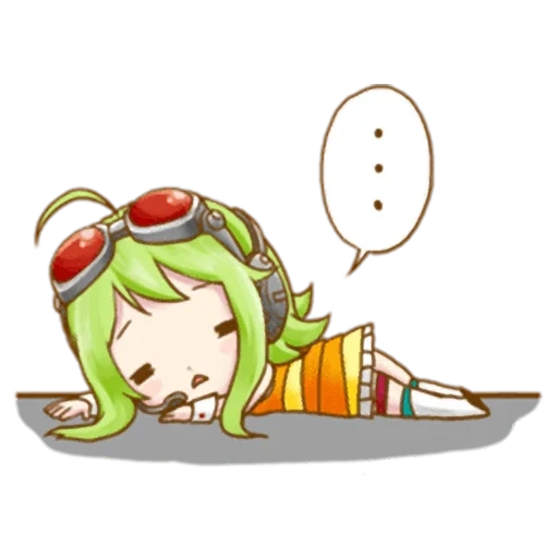 gumi, there are a lot of hum, gumi vocaloid, anime selection, gumi vocalooid sprite
