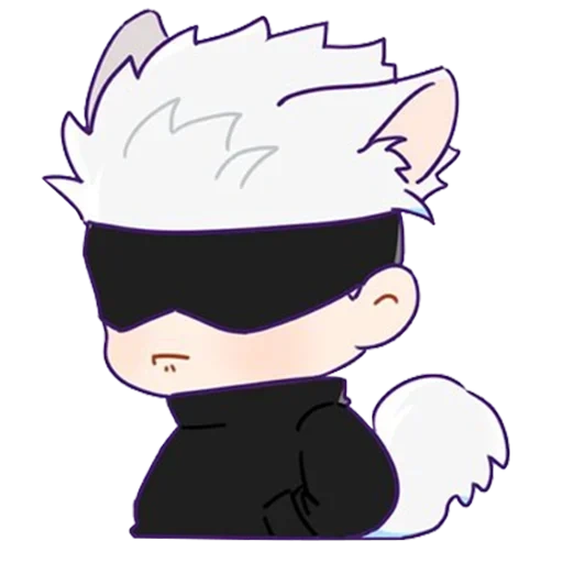 telegram stickers jujutsu kaisen, jujutsu kaisen, anime, gojo chibi, jujutsu