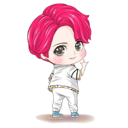 chibi, bts chibi, chibi figurenmalerei, chibi bts idol, schöne chibi figurenmalerei