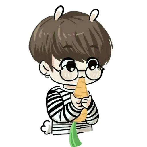 chibi bts, bts chibi, jung jungkook, bangtan boys, cute drawings