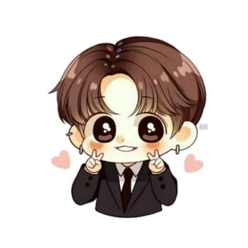 chibi bts, jung jungkook, chibi chonguk, chibi bts chonguk, bts chibi chonguk