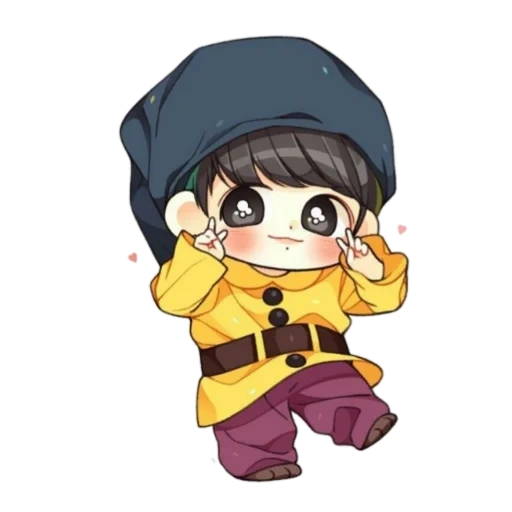 chibi bts, chibi bts, zheng zhongguo, chongguk chibi, chibi bts rm