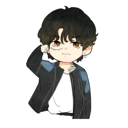 bts chibi, bts fanart, yongi chibi, chongguo chibi 2021, arte chibi chunyun