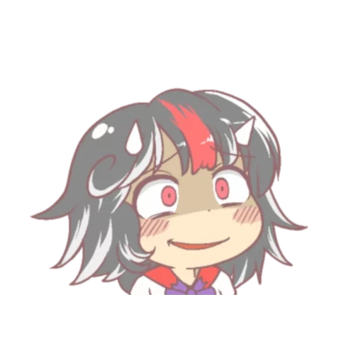 chibi yukon, naga berdinding merah, kijin seija png, karakter anime, anime latar belakang transparan