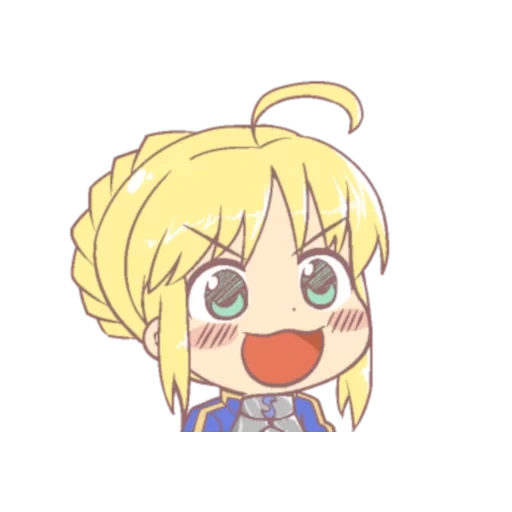 chibi, anime, saber chibi, anime zeichnungen, anime charaktere