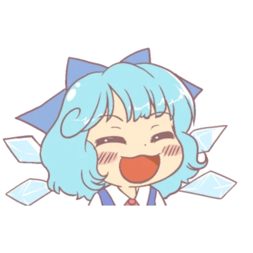 chibi, silnogate, cirno touhou, proyek touhou, touhou hisoutensoku