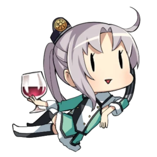 anime, chibi anime, anime charaktere, kantai sammlung, zeichnungen von anime chibi