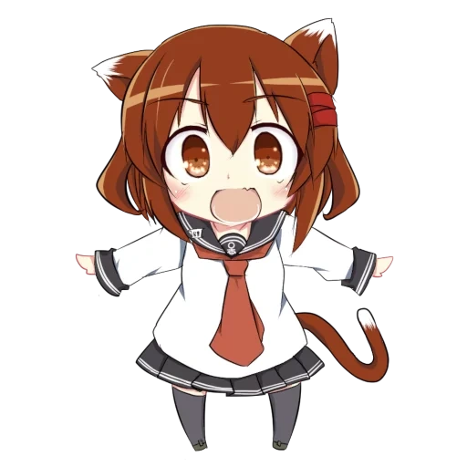 ikazuchi, arte anime, anime kawai, chibi gudako, personaggi anime