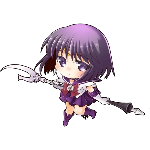 anime, seemann saturn, sailor saturn chibi, super sailor saturn, engels rhythmen chibi