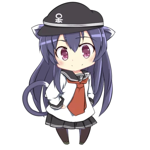 anime, anime, seni animasi, akasaka kangke, akasaka chibi