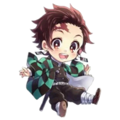 tanjiro komado, tanziro kamado, tanjiro kamado, demon slayer chibi, tanjiro kamado arta