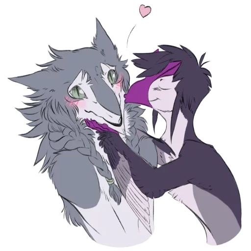 anime, serges, rhin silwa, furri sergal syr, sergaly furri art