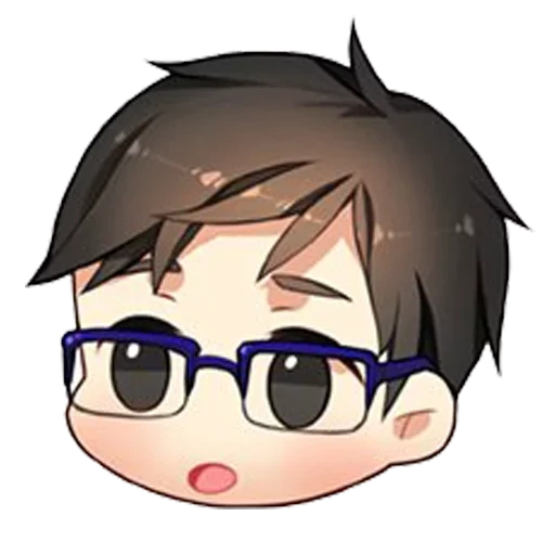 anime, imagen, tsukki chibi, anime de las artes, personajes de anime