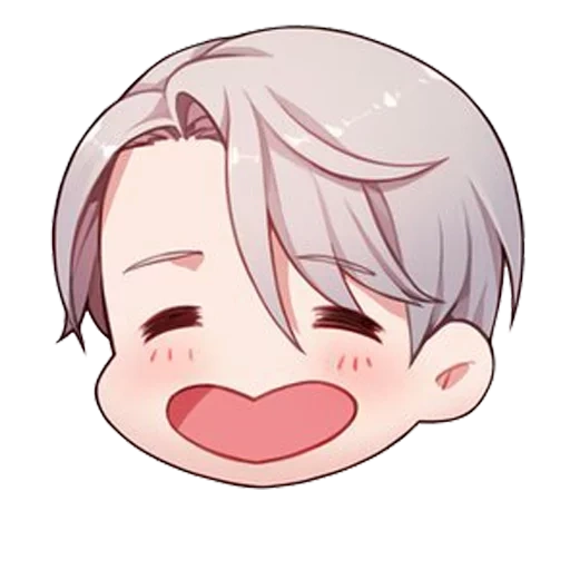 imagen, dibujos de anime, personajes de anime, anime lindos dibujos, victor nikiforov chibi