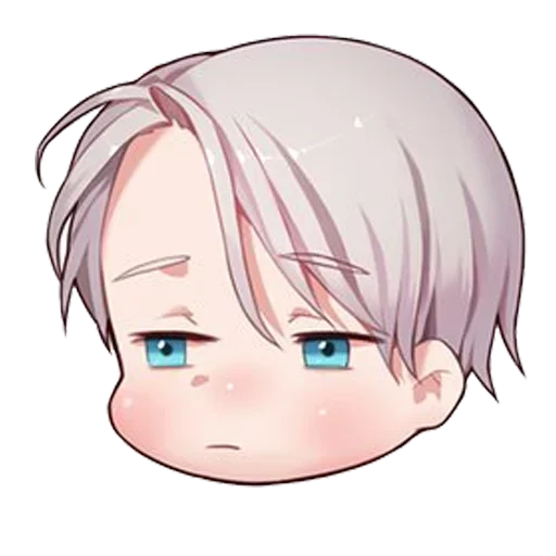 picture, anime ideas, anime cute, anime characters, victor nikiforov chibi