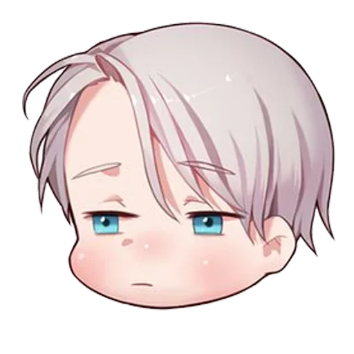 figure, anime creative, anime mignon, personnages d'anime, chibi victor nikiforov