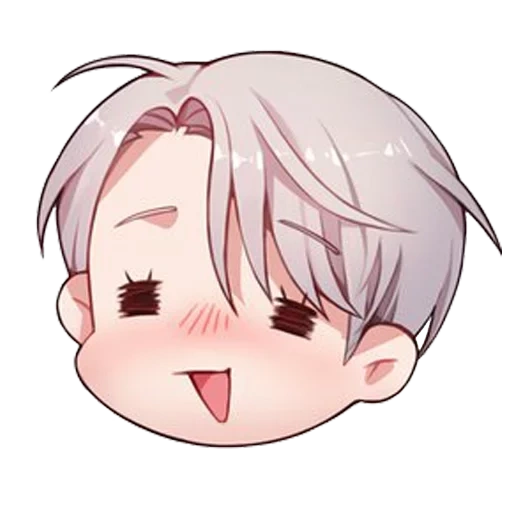 anime, la figura, immagini di anime, sugawara chibik, viktor nikiforov chibi