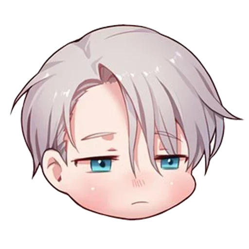 anime, picture, anime characters, victor nikiforov, victor nikiforov chibi