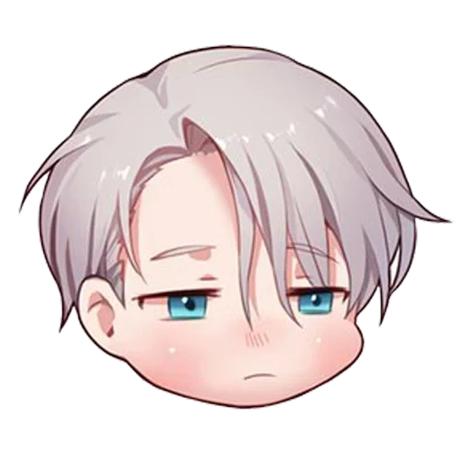 anime, la figura, personaggio di anime, victor nikiforov, viktor nikiforov chibi