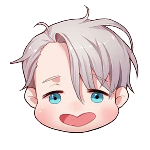 anime, la figura, sugawara chibik, personaggio di anime, viktor nikiforov chibi