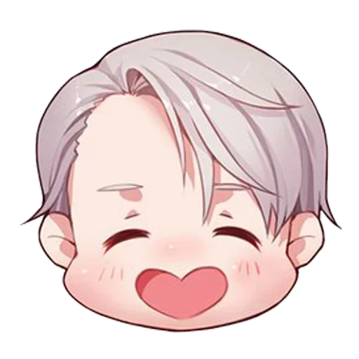 diagram, gambar anime, chibike sugawara, karakter anime, victor nikiforov chibi