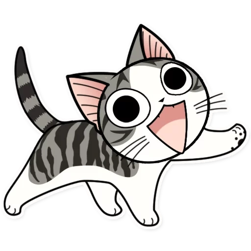nyachny cat, anime cats, flying cat, chi's sweet home, lovely anime cats