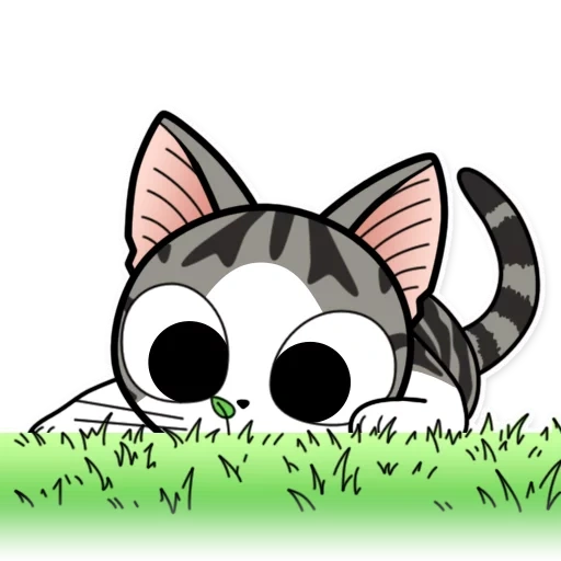 chat anime, anime kotik chia, anime cat chii, chi's sweet home, chaton anime chia