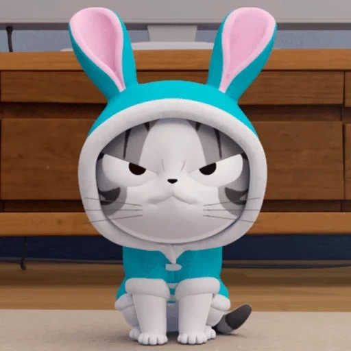 sneak, bunny, игрушка, animal crossing, chi's sweet home